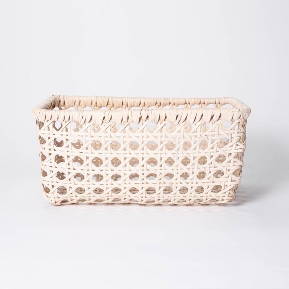 Studio McGee Accents Nwt Studio Mcgee Rattan Turntum Weave Basket